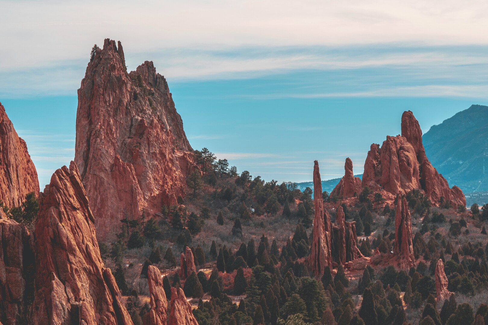 Garden of the Gods Red Rock Formations Colorado Springs